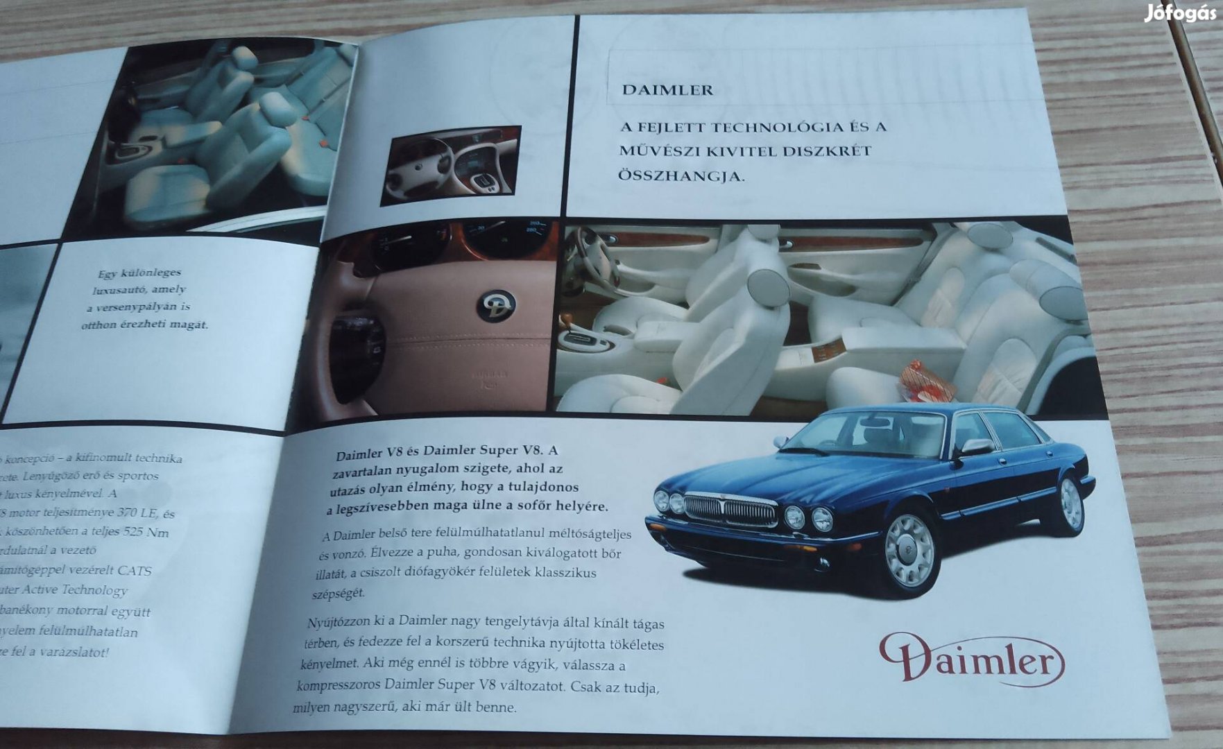 Jaguar 2001 magyar nyelvű program prospektus, katalógus.