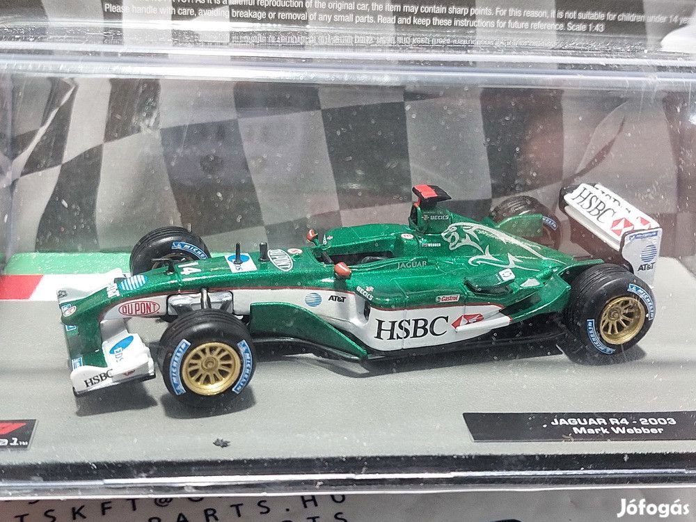 Jaguar R4 F1 #14 (2003) - Mark Webber -  Altaya - 1:43