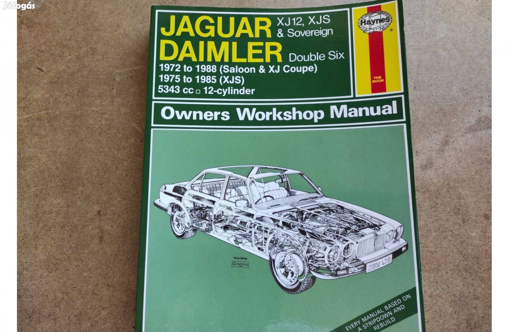 Jaguar Xj12, Xjs javítási karbantartási könyv