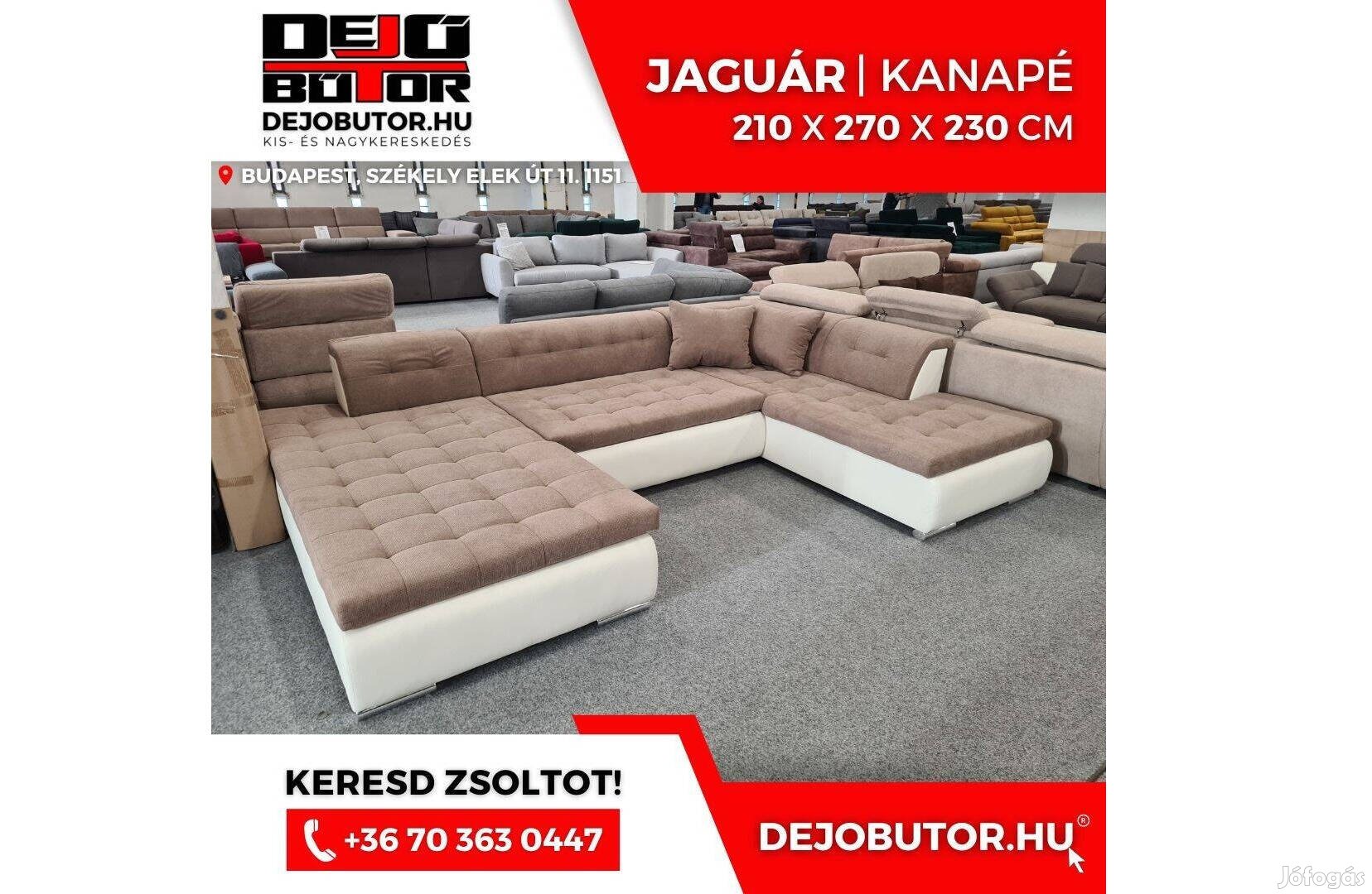 Jaguár sarok kanapé szivacsos ülőgarnitúra 205x335x230 cm ualak cuba 4