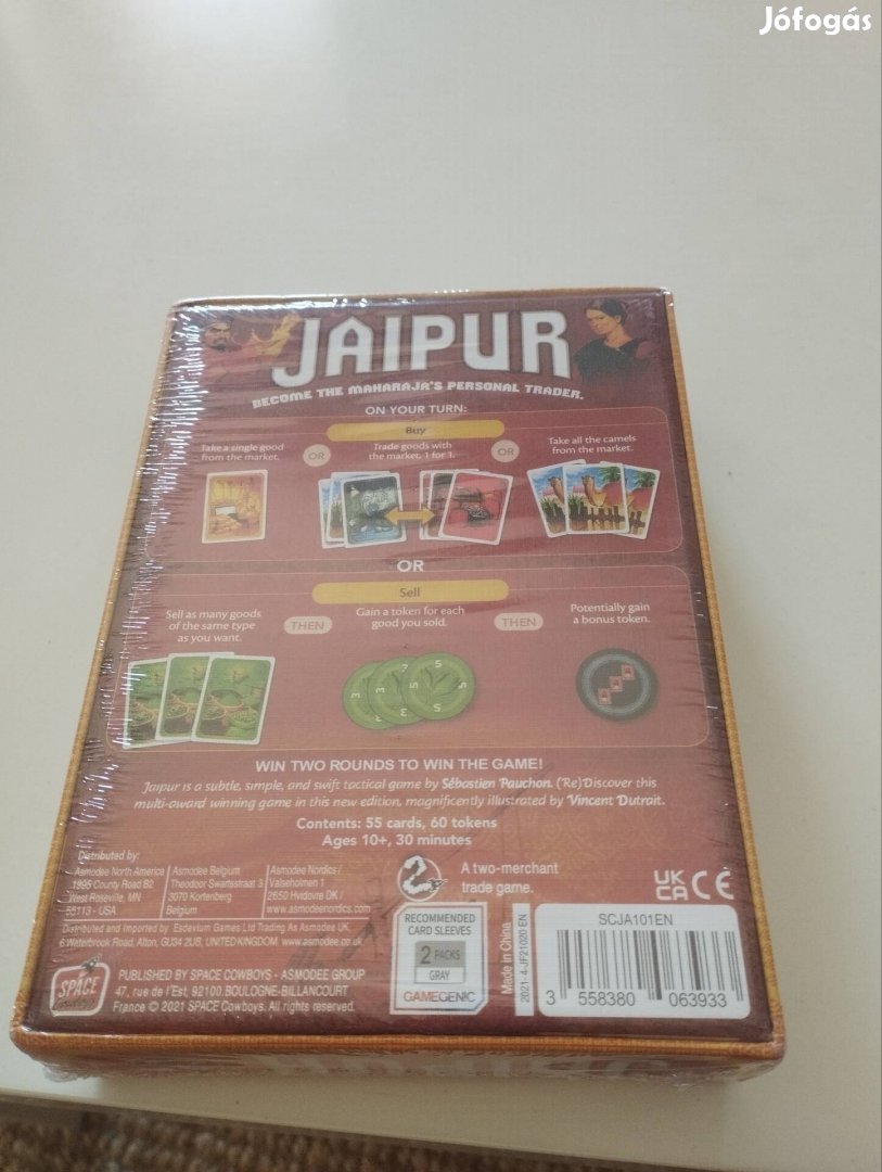 Jaipur társasjáték