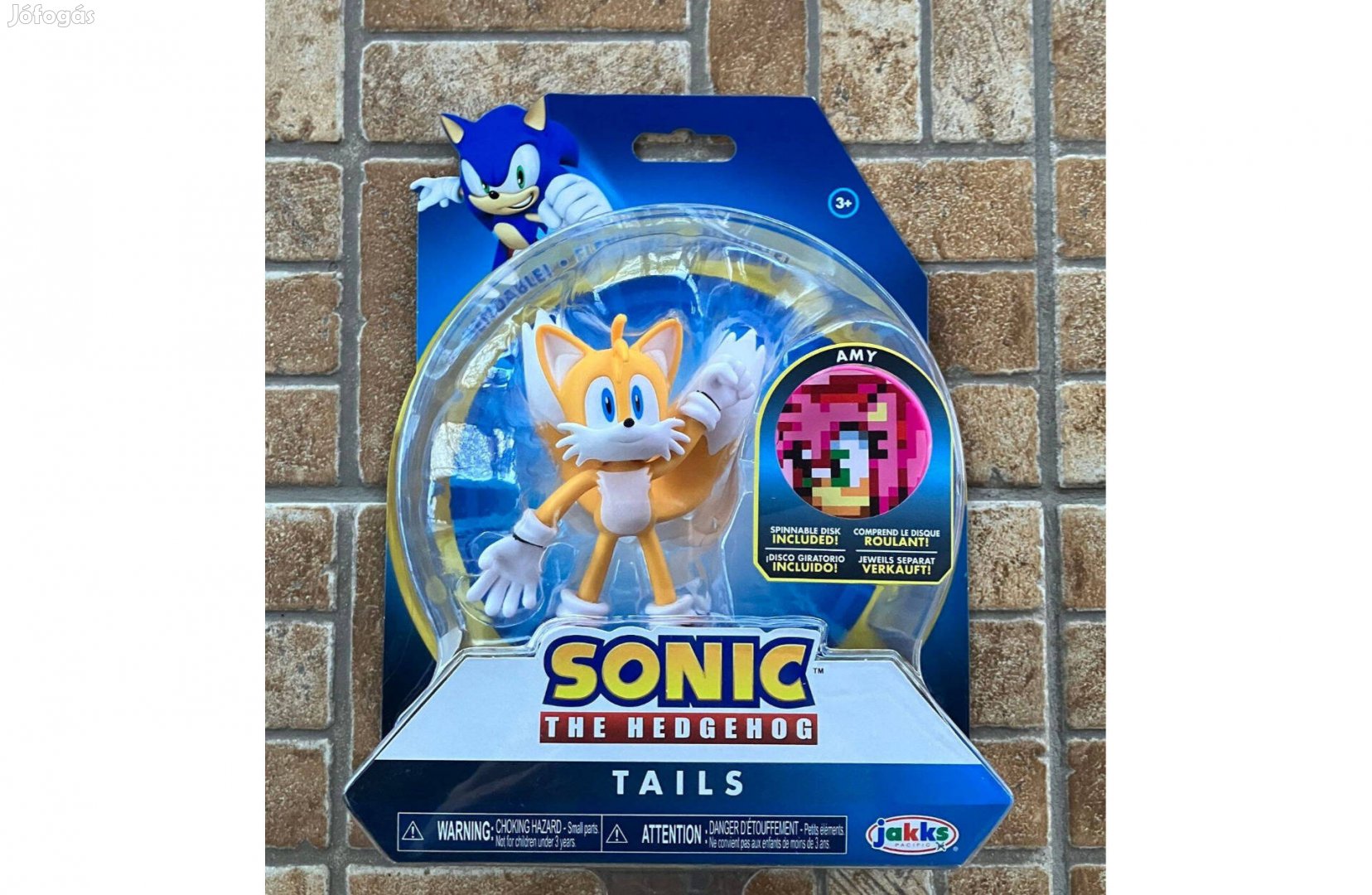 Jakks Sonic a sündisznó Tailes akciófigura Bontatlan új