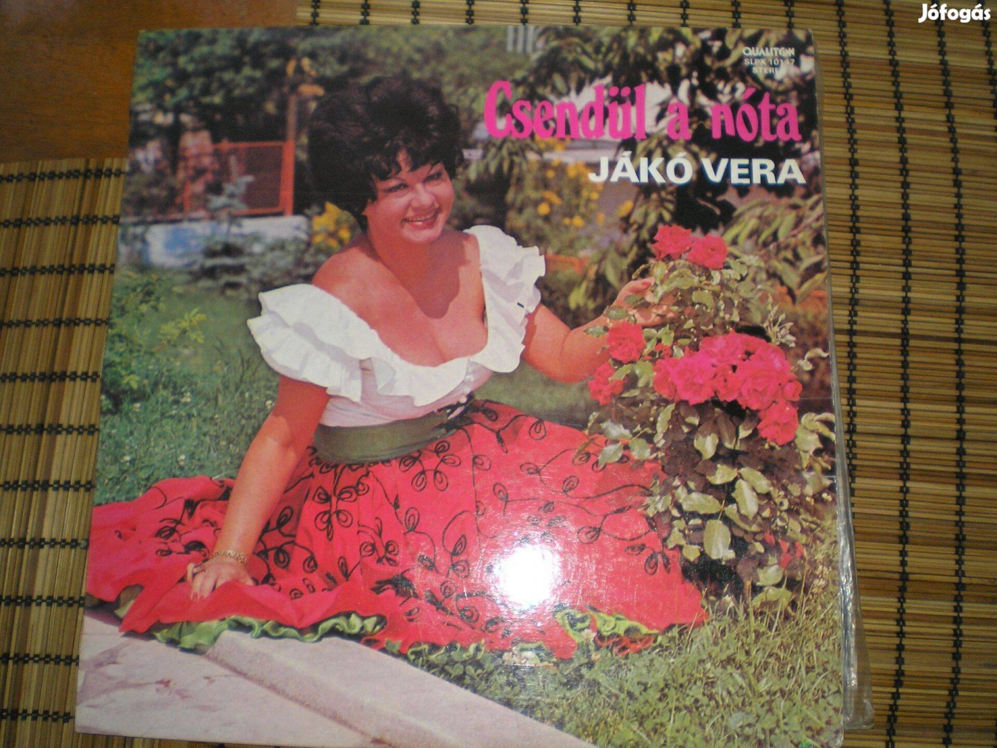 Jákó Vera Csendül a nóta bakelit lemez LP 1979