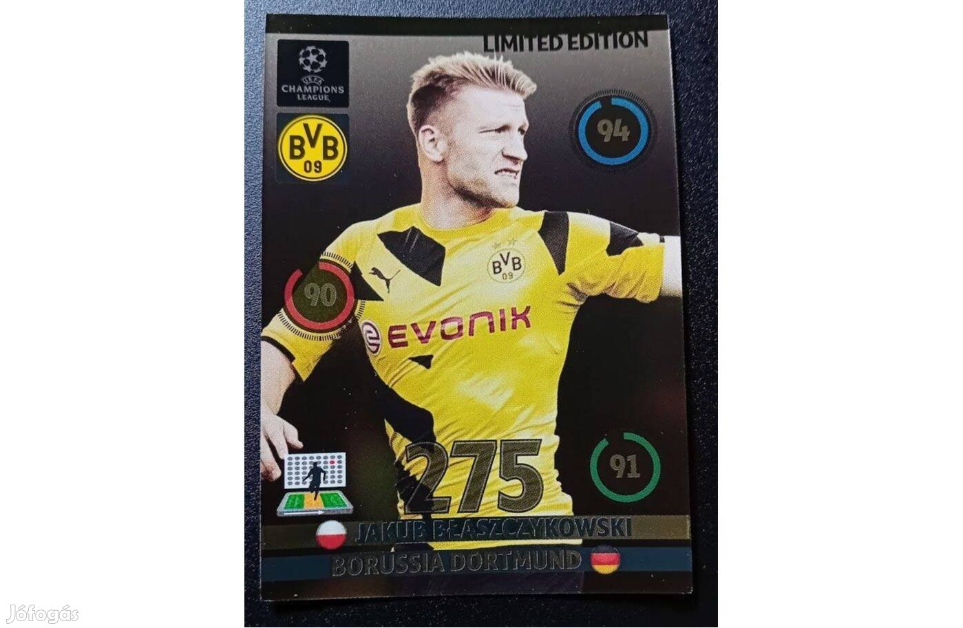Jakub Blaszczykowski Borussia Dortmund Limited focis kártya