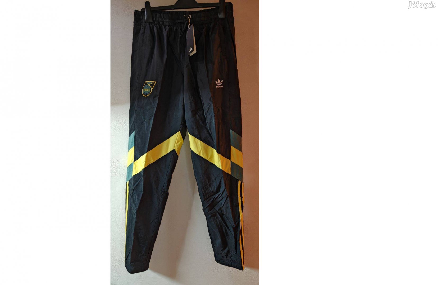 Jamaica válogatott eredeti adidas Originals fekete hosszú nadrág (M)