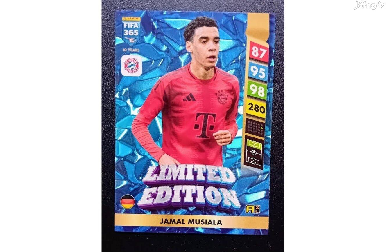 Jamal Musiala Bayern München Limited focis kártya Panini FIFA 2025