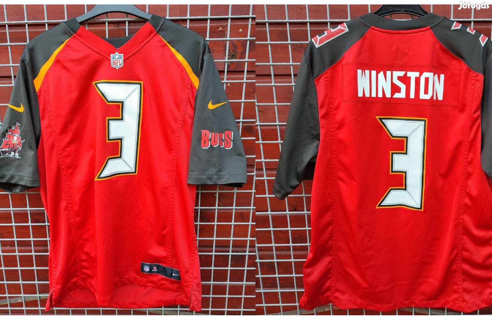 Jameis Winston Tampa Bay Buccaneers eredeti Nike NFL mez (L)