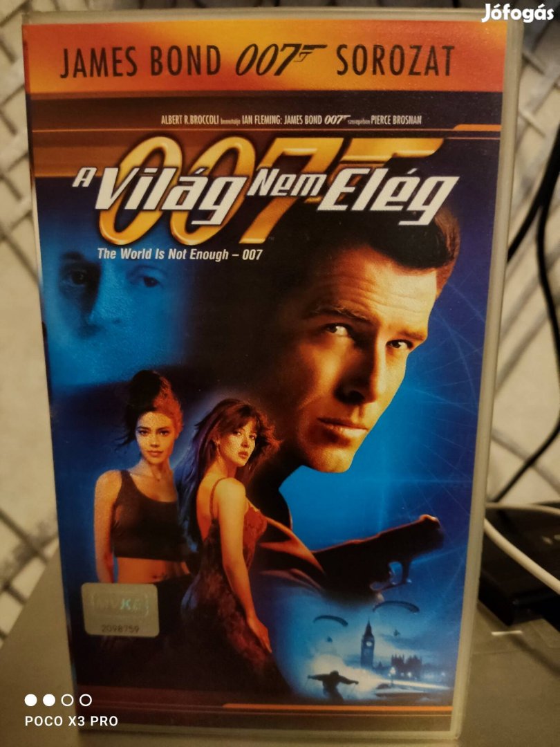 James Bond 007-A világ nem elég VHS 