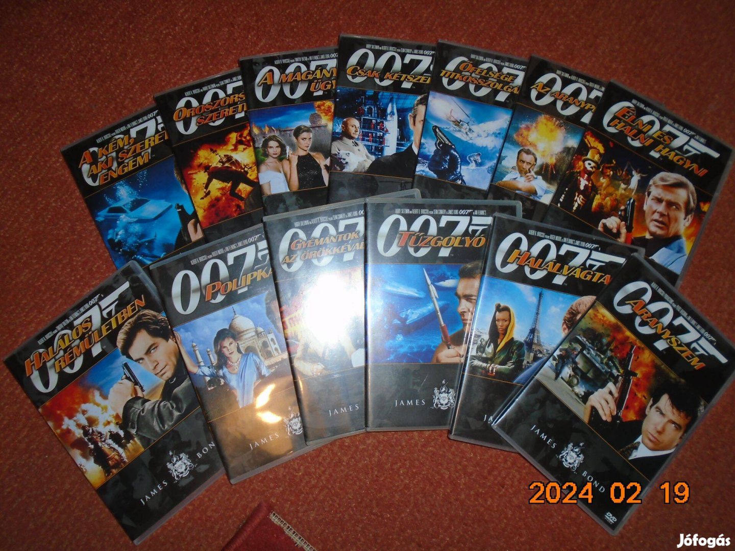 James Bond DVD 13 darab