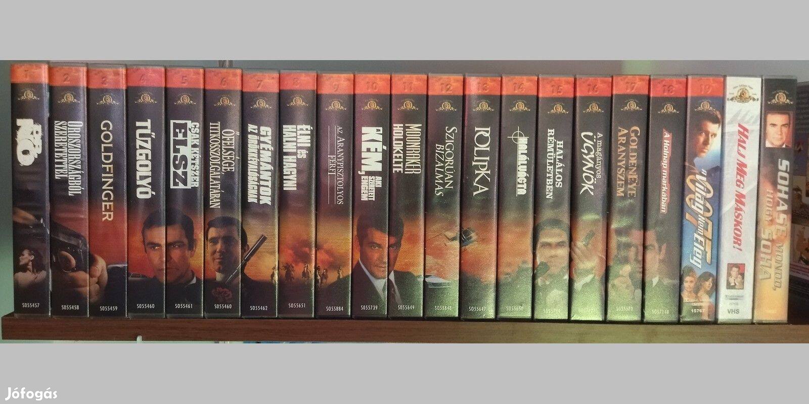 James Bond Teljes Gyűjtemény VHS Videókazetta