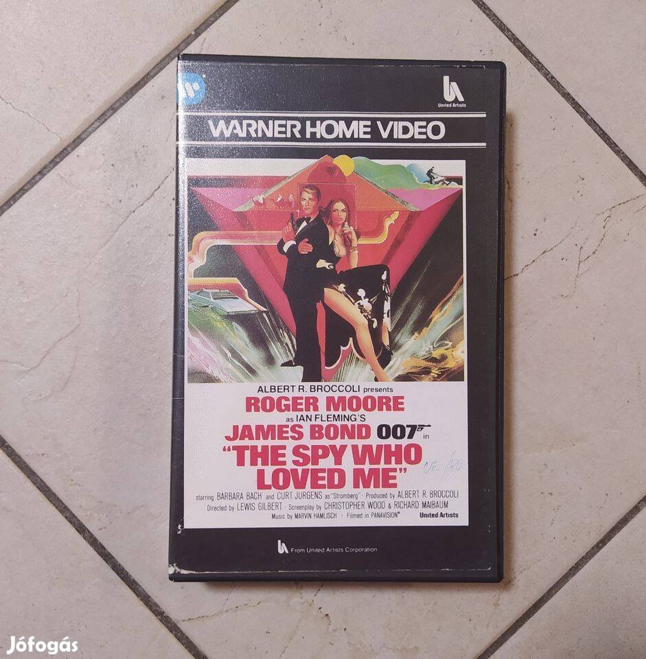 James Bond The Spy Who Loved Me A kém, aki szeretett engem Warner VHS