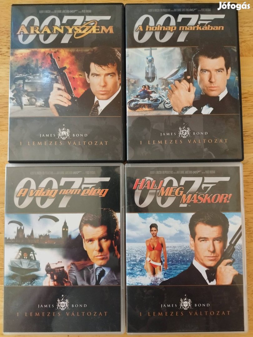 James Bond - Pierce Brosnan újszerű dvd gyűjtemény 
