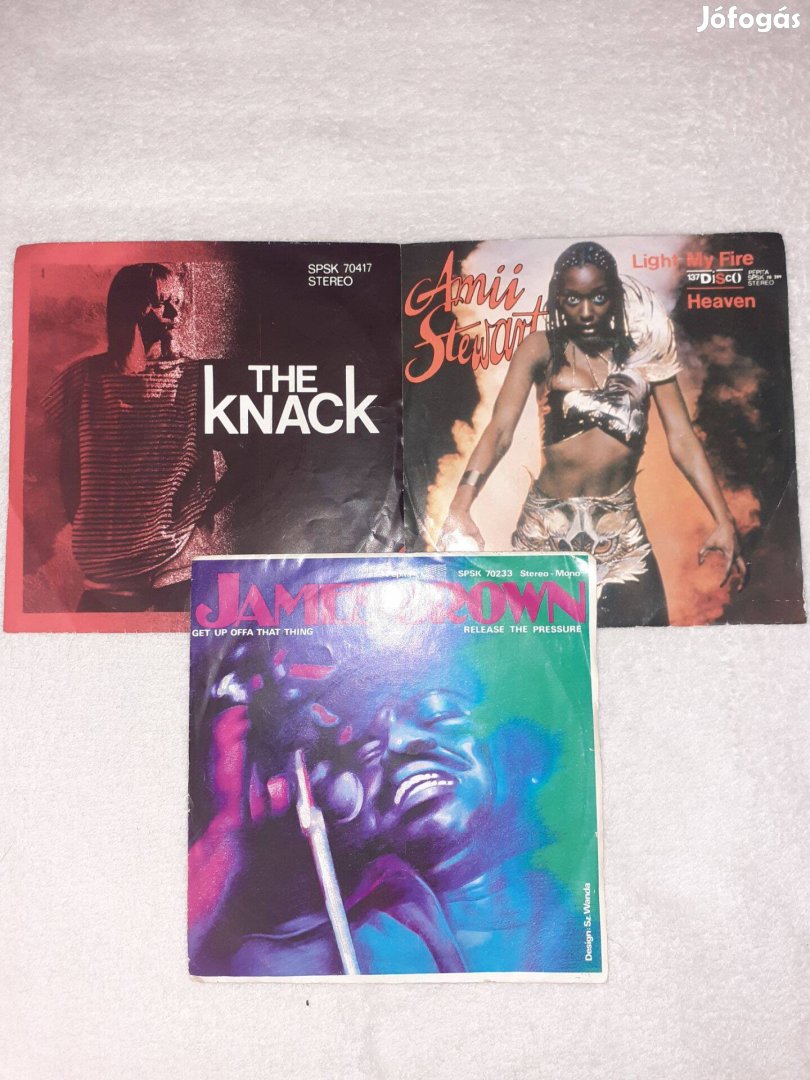 James Brown / Amii Stewart / The Knack SP Csomag /Vinyl/