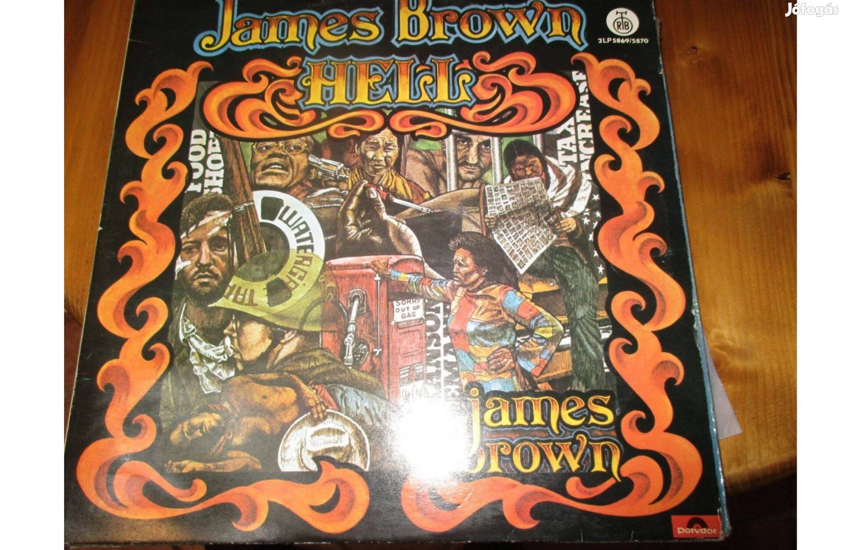 James Brown dupla LP hanglemez eladó