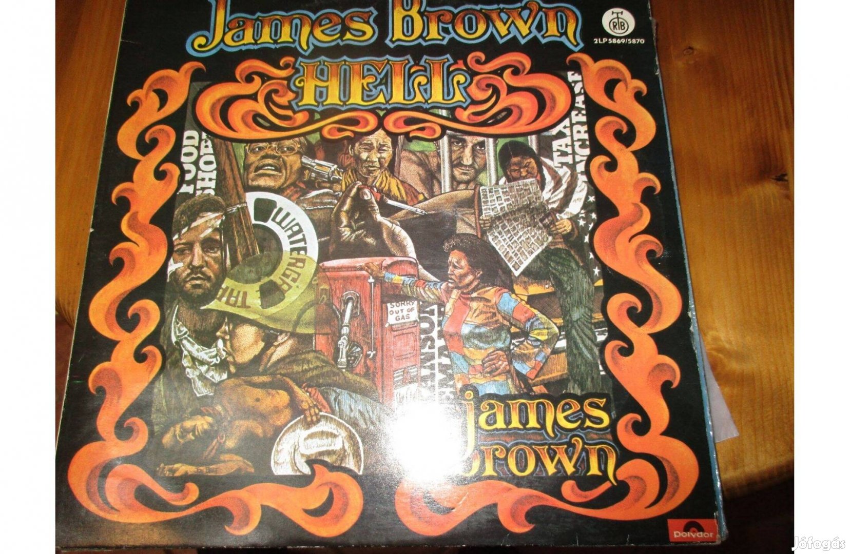 James Brown dupla bakelit hanglemez eladó
