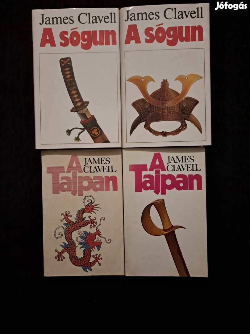 James Clavell: A sógun 1-2+ A tajpan 1-2.