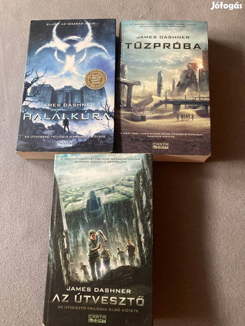 James Dashner útvesztő trilógia