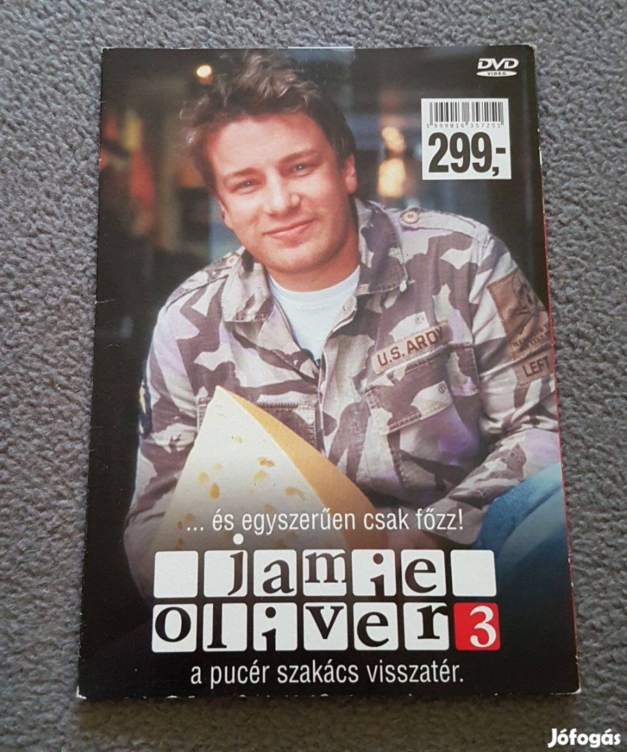Jamie Oliver 3. dvd (papírtasakos, bontatlan)