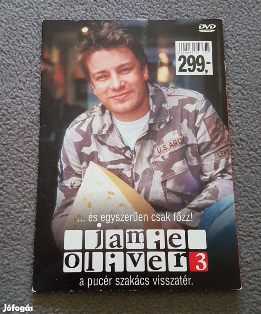 Jamie Oliver 3. dvd (papírtasakos, bontatlan)