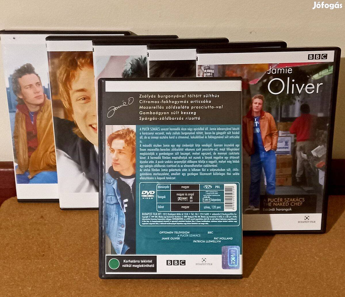 Jamie Oliver 6 részes DVD sorozat eladó, Ajándék ötlet