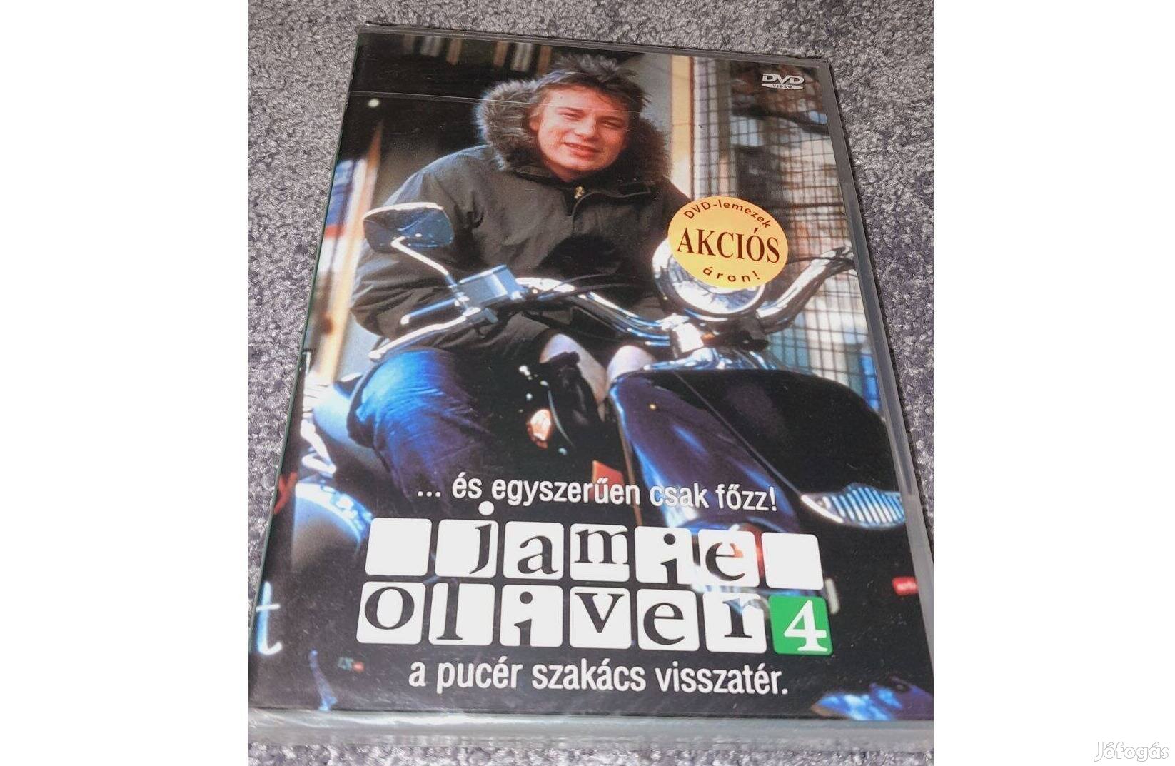 Jamie Olivér DVD - A pucér szakács visszatér 4 Új fóliás szinkronos