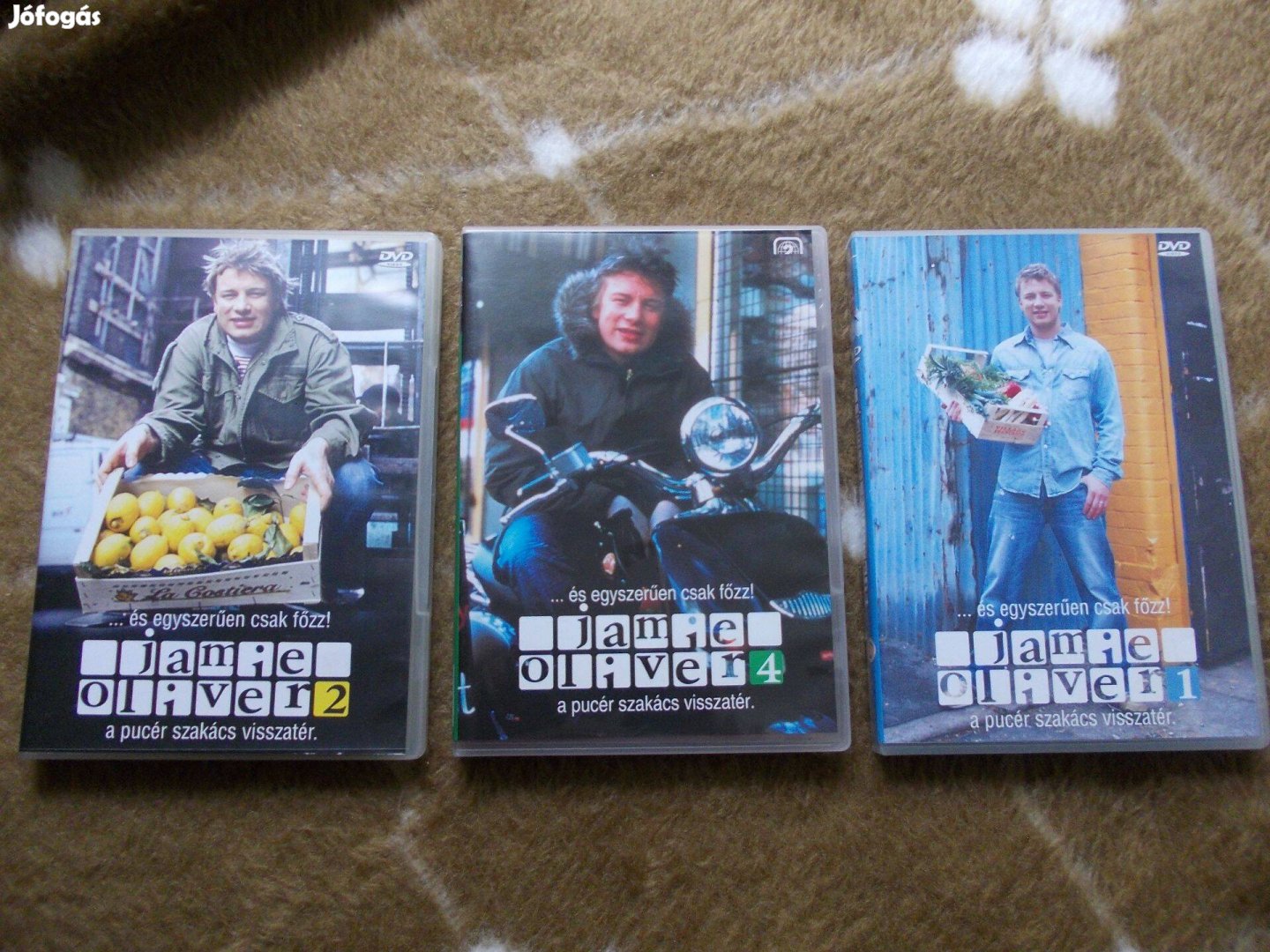 Jamie Oliver főzős DVD/O