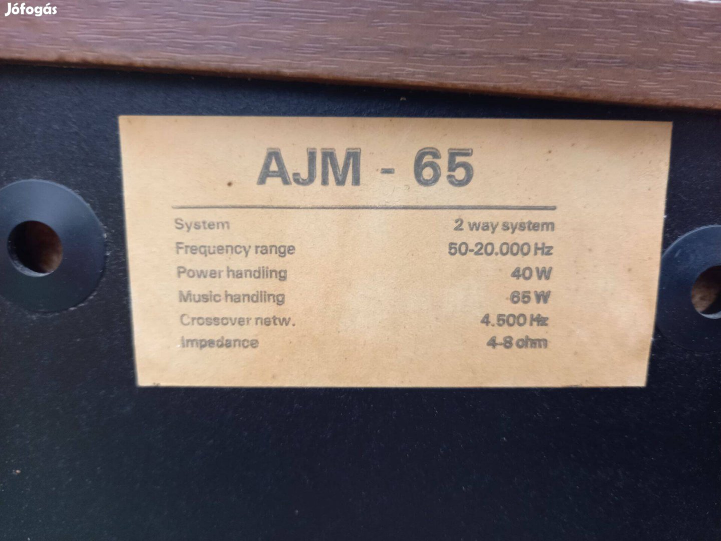 Jamo AJM-65 hangfalpár eladó vagy cserélhető