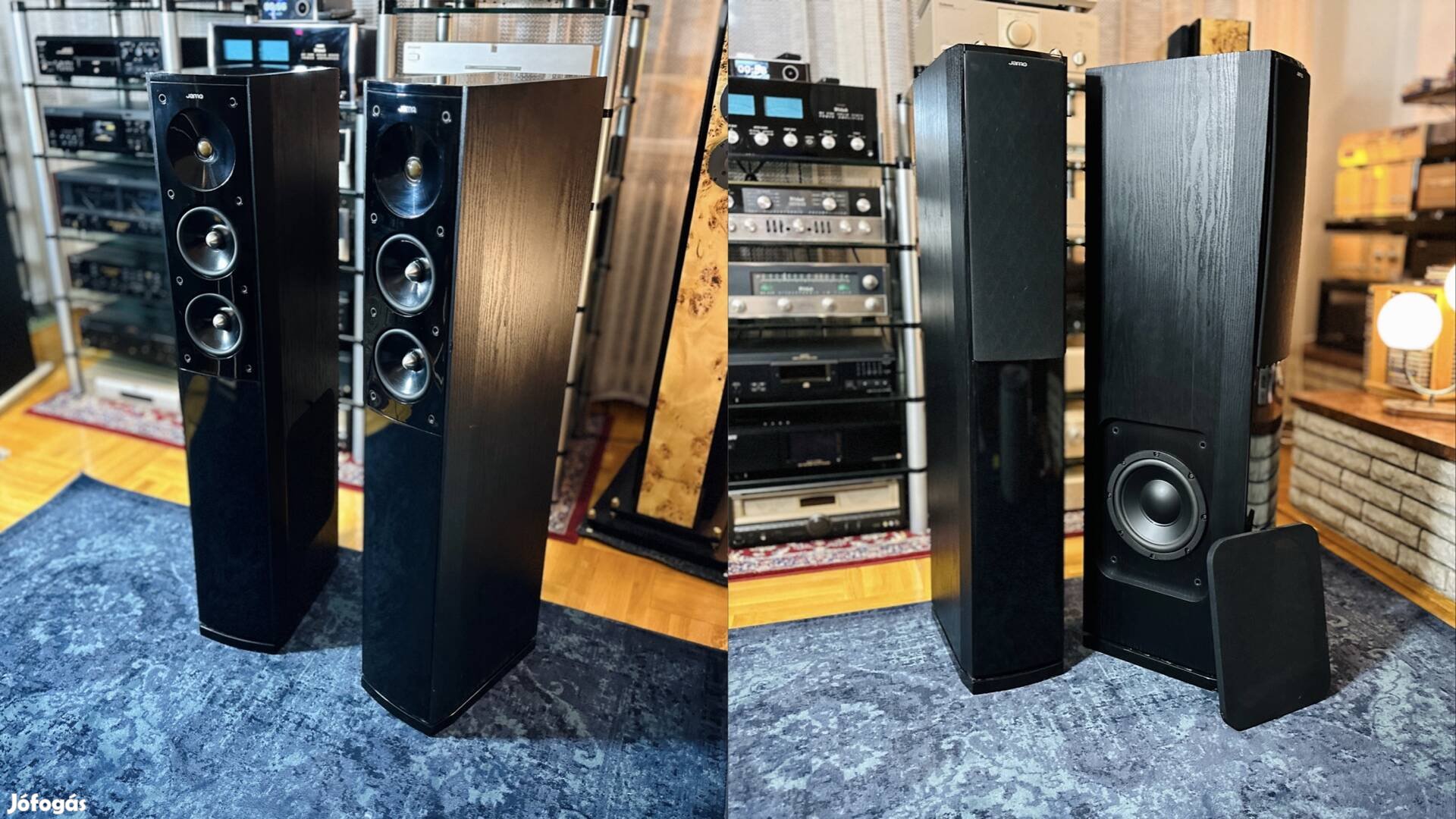 Jamo S 606 Sztereó Hangfal Hangsugárzó Mélynyomóval Hi-Fi hifi