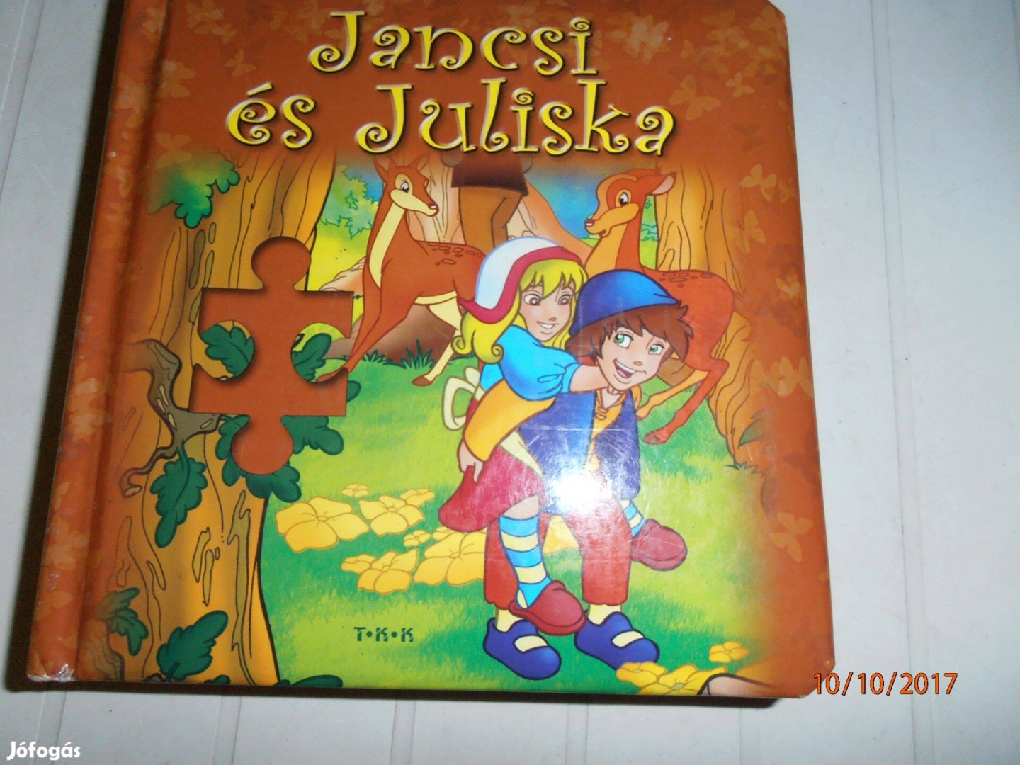 Jancsi és Juliska puzzle könyv