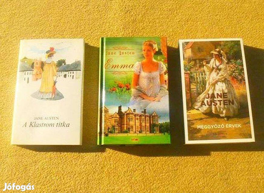 Jane Austen - A Klastrom titka, Emma, Meggyőző érvek - Új könyvek