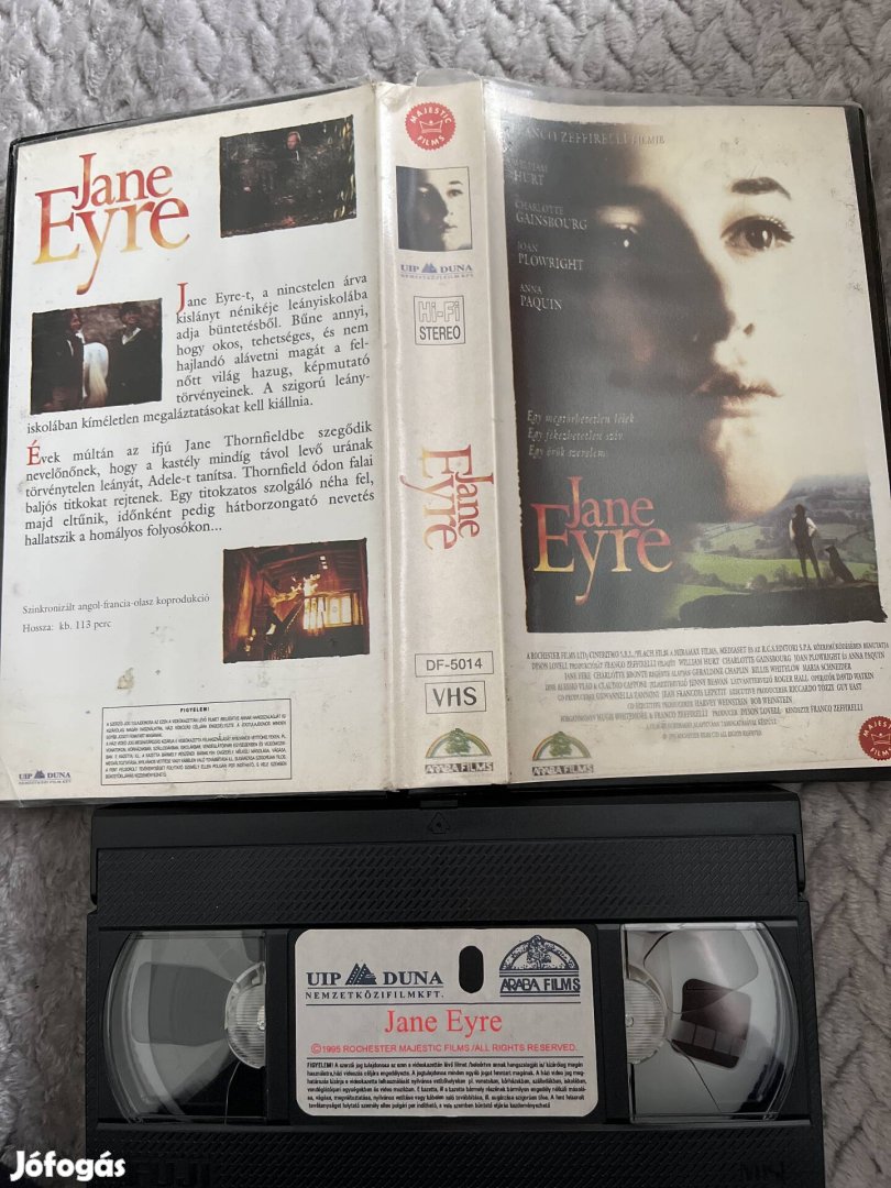 Jane Eyre vhs kistok kaland