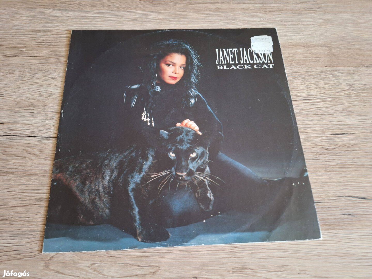 Janet Jackson - Black Cat maxi bakelit lemez Lp