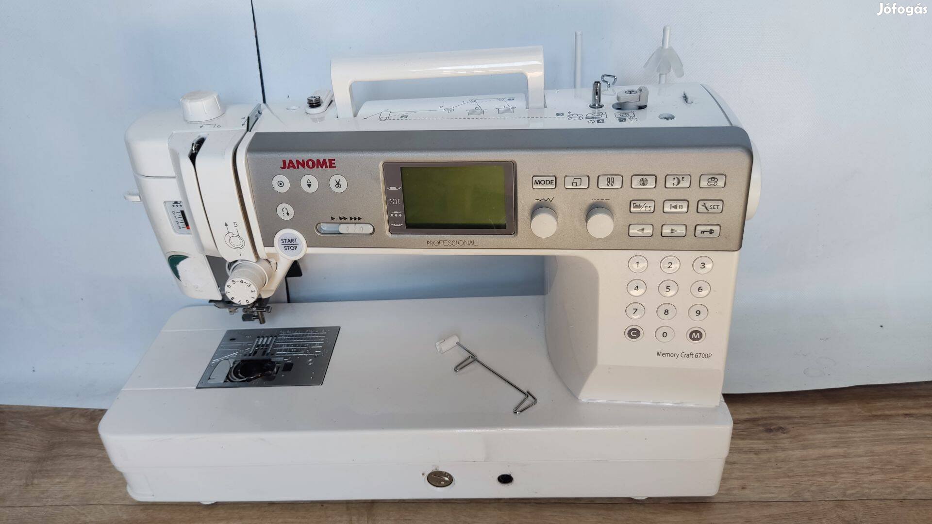Janome Memory Craft 6700 Professional varrógép - hiányos