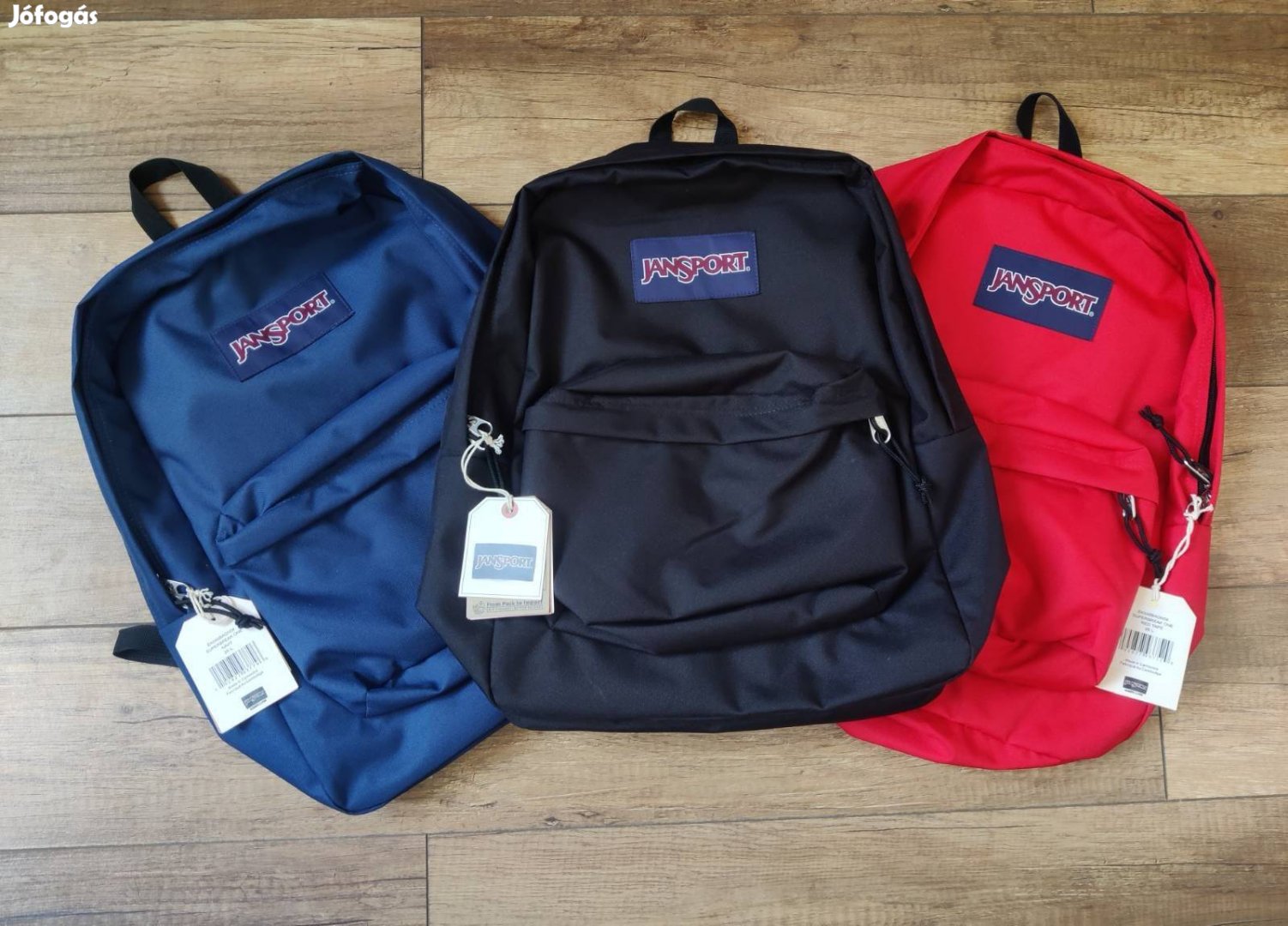 Jansport hátizsák, iskola táska (kék, piros,fekete)