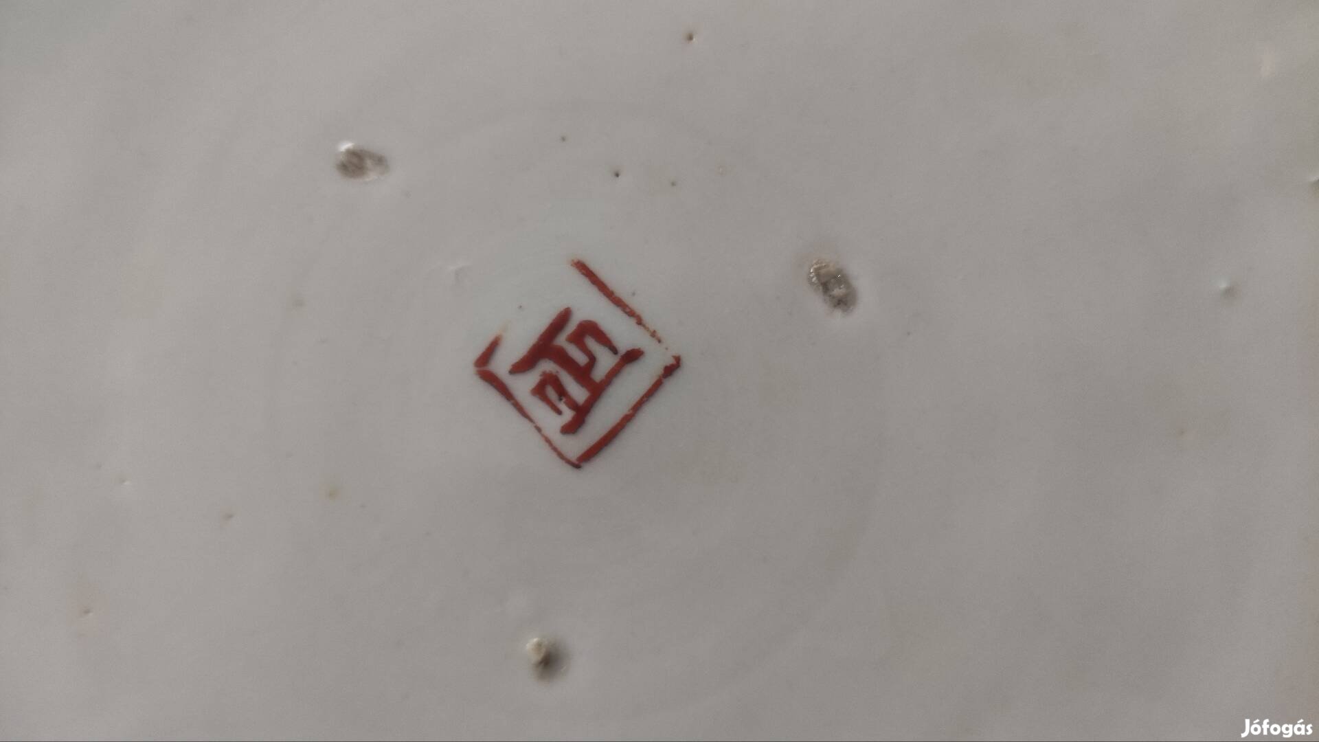 Japán 40cm átmérojü antik tál