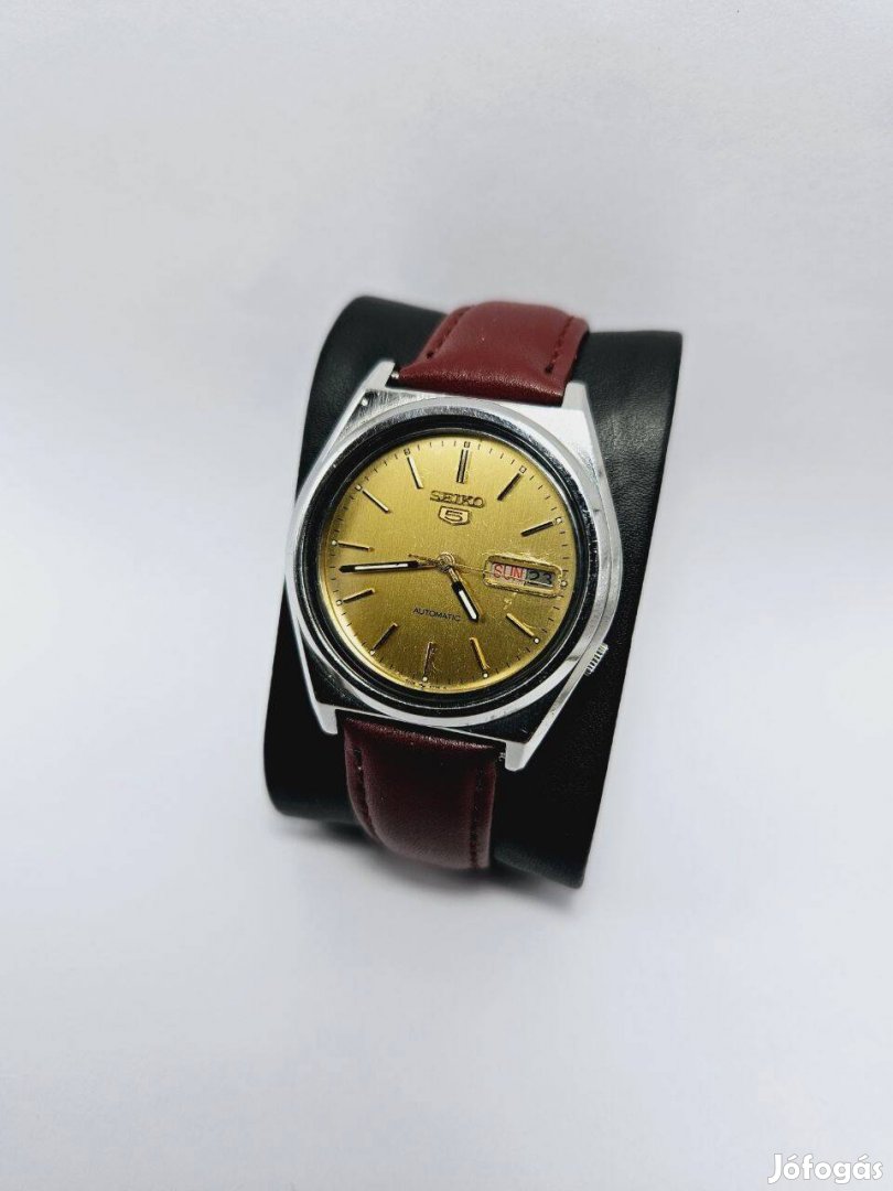 Japán Acéltokos Seiko 5 Automata karóra