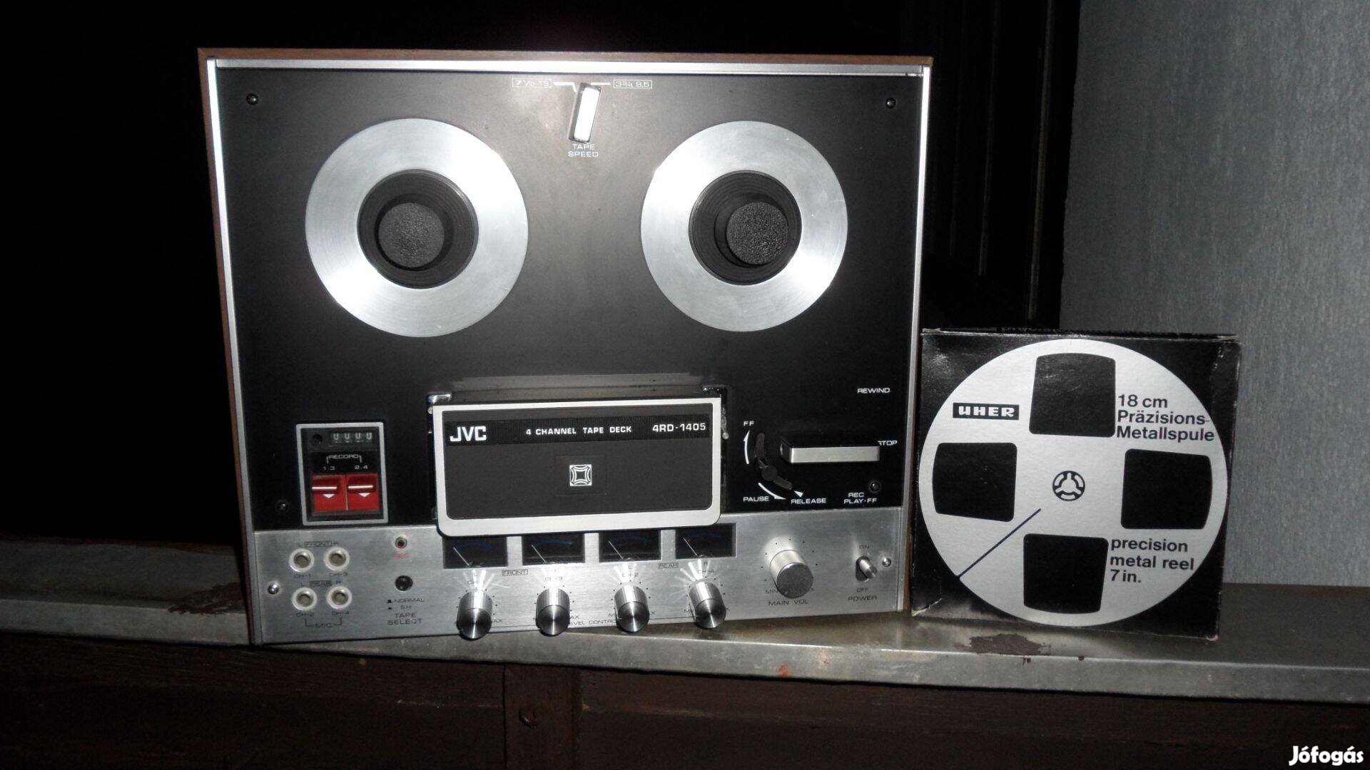 Japán, Sony márkás új szalag, jók a fenti vintage orsós magnóra is