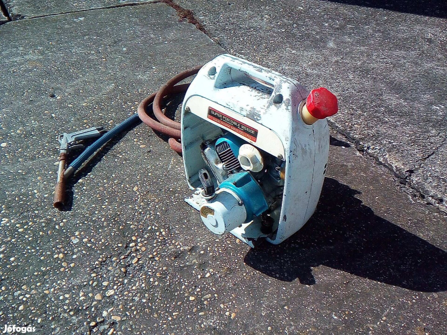 Japán, benzinmotoros Maruyama MS100E táska permetező