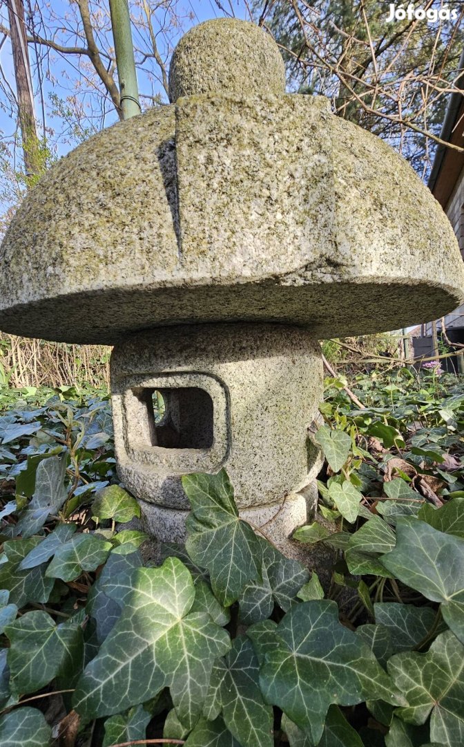 Japán kerti lámpa 3 gránit