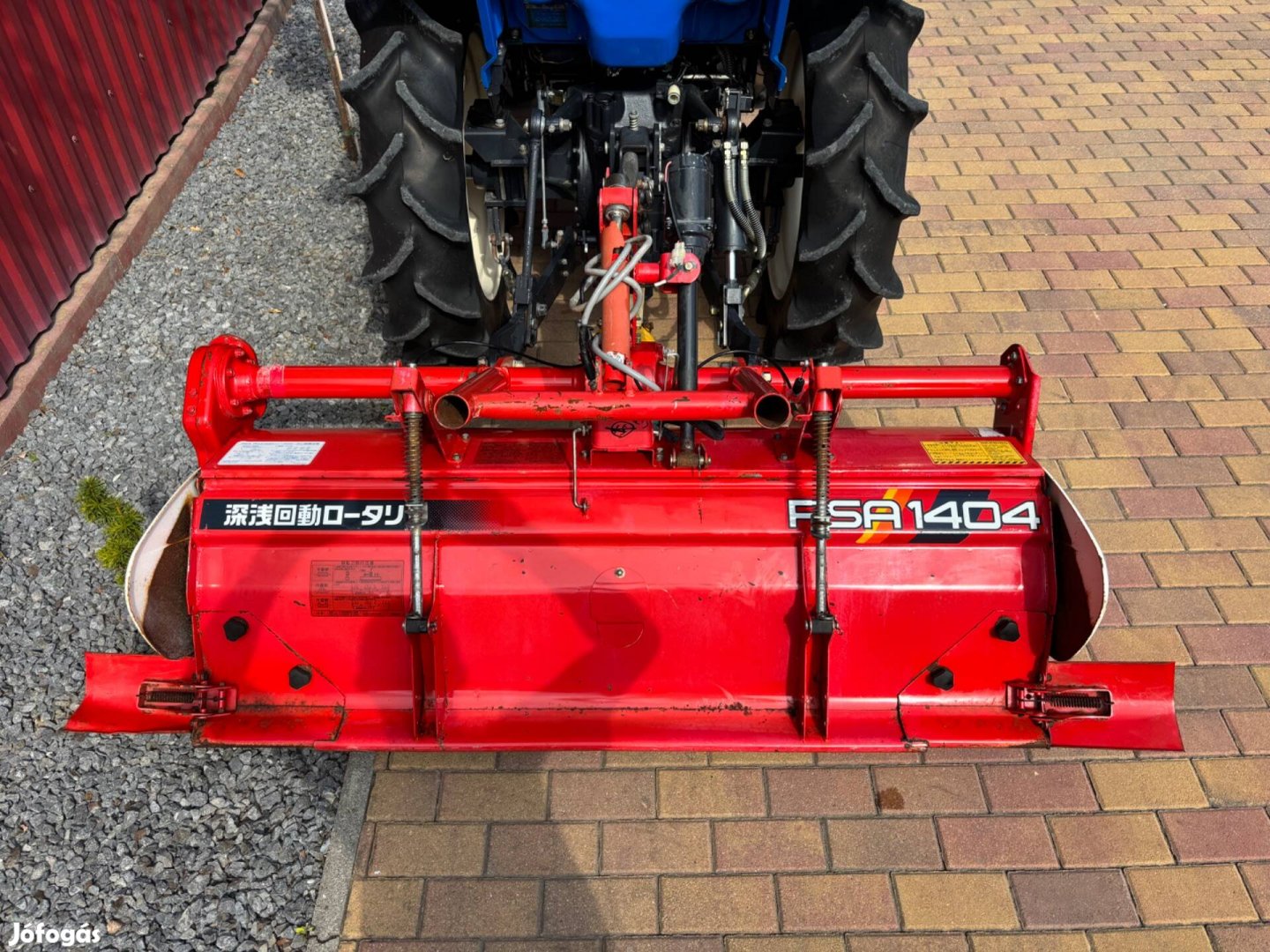 Japán kistraktor traktor talajmaró rotátor