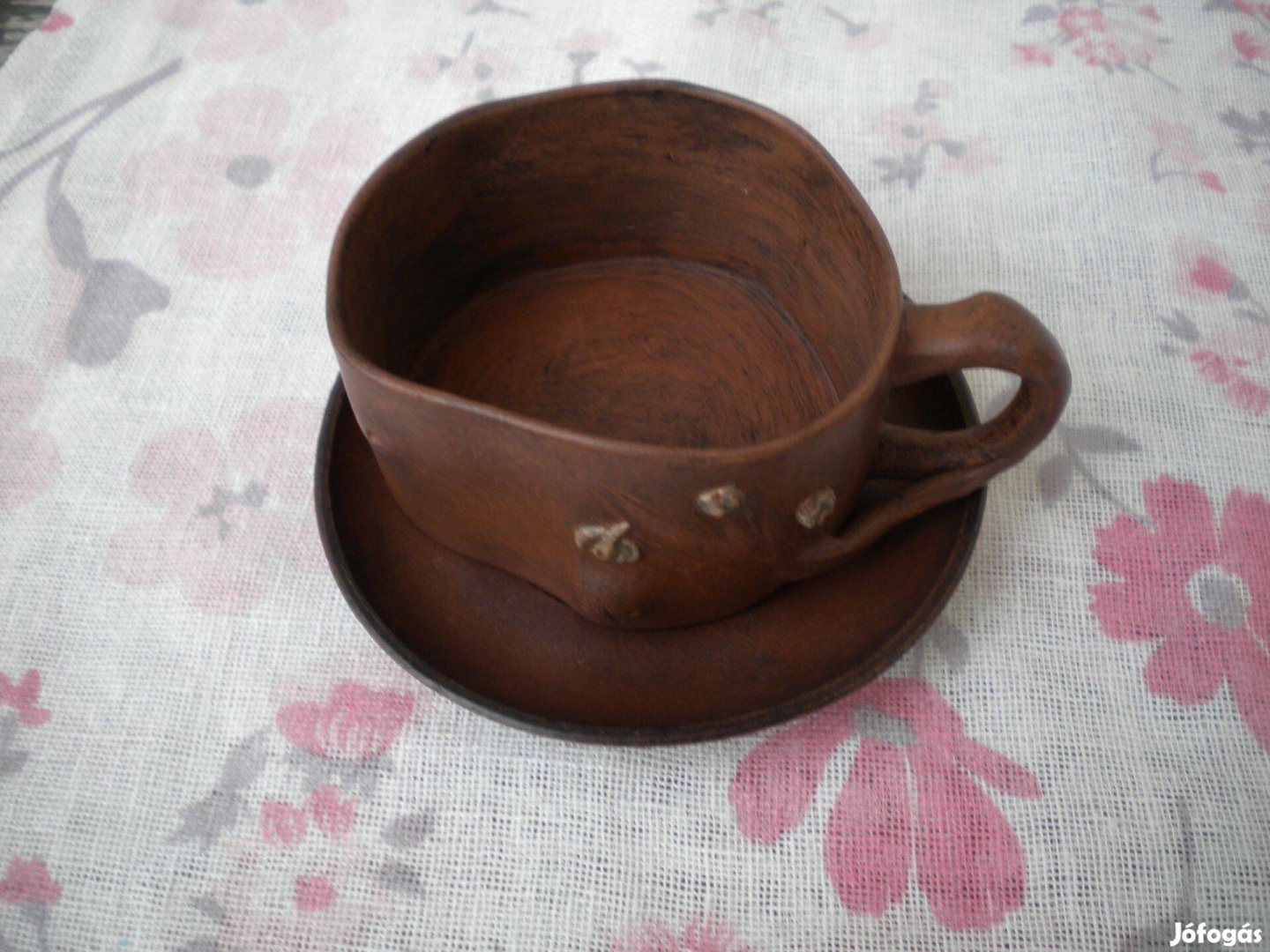 Japán teás csésze aljjal, egyedi érdekes