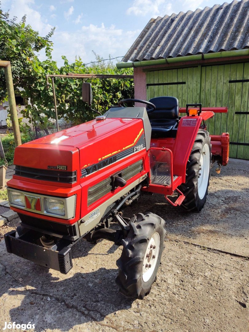 Japán traktor kistraktor Yanmar F195 talajmaróval Eladó ÁR Alkuképes!