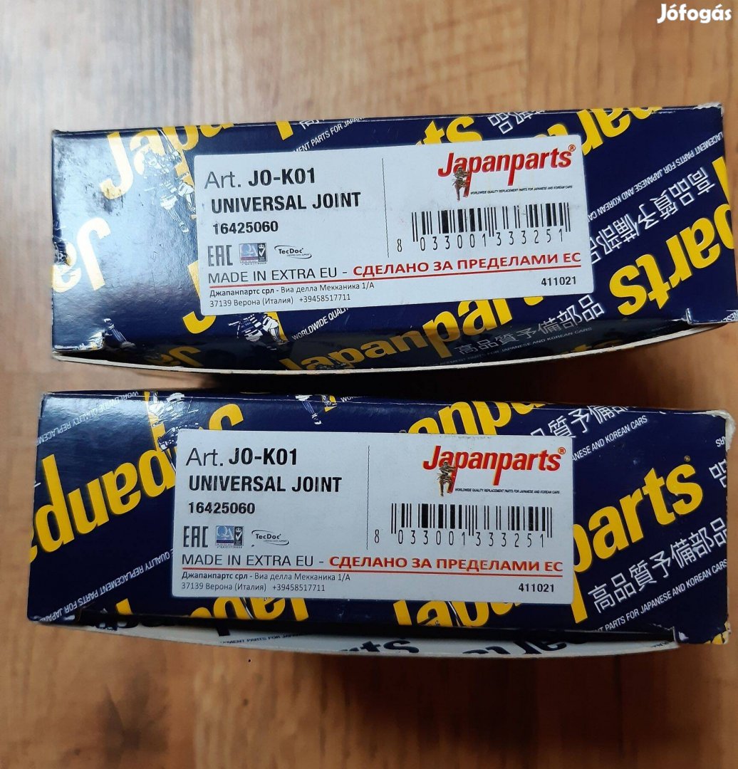 Japanparts JO-K01 csukló hosszanti tengely kardánkereszt - új - 2db