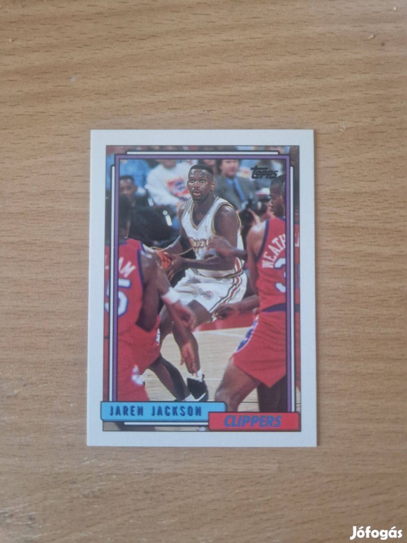 Jaren Jackson Topps 1992-93 Rookie 358 kosaras kártya