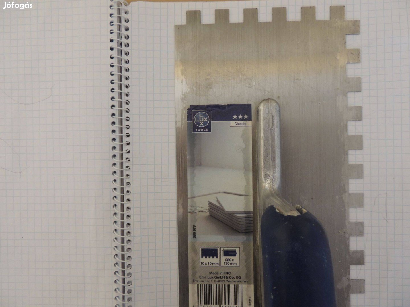 Járolap Simitó Spakli Lux Tools