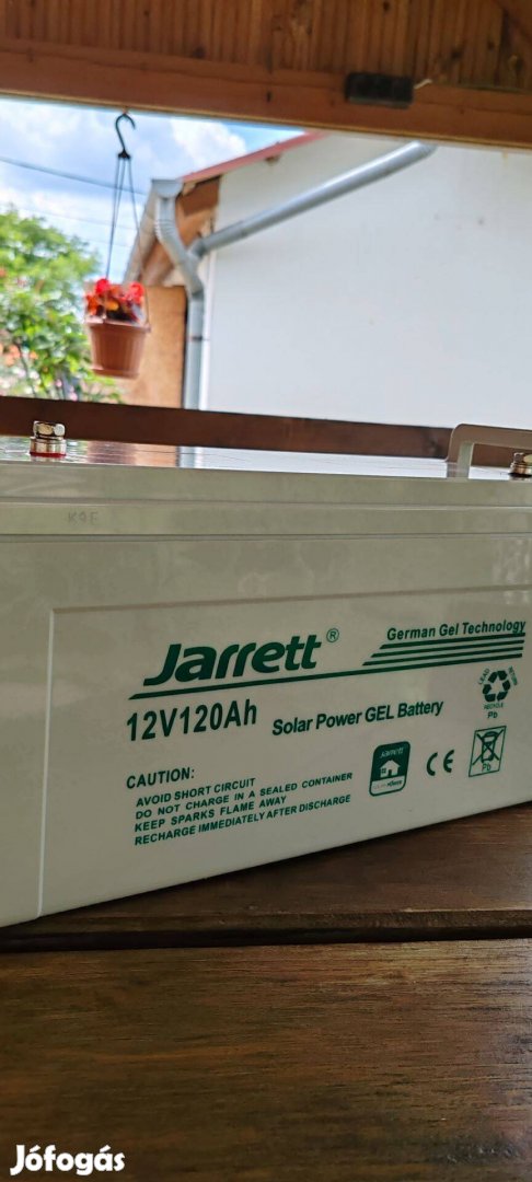 Jarrett Zsír új 12v 120ah gél akkumulátor