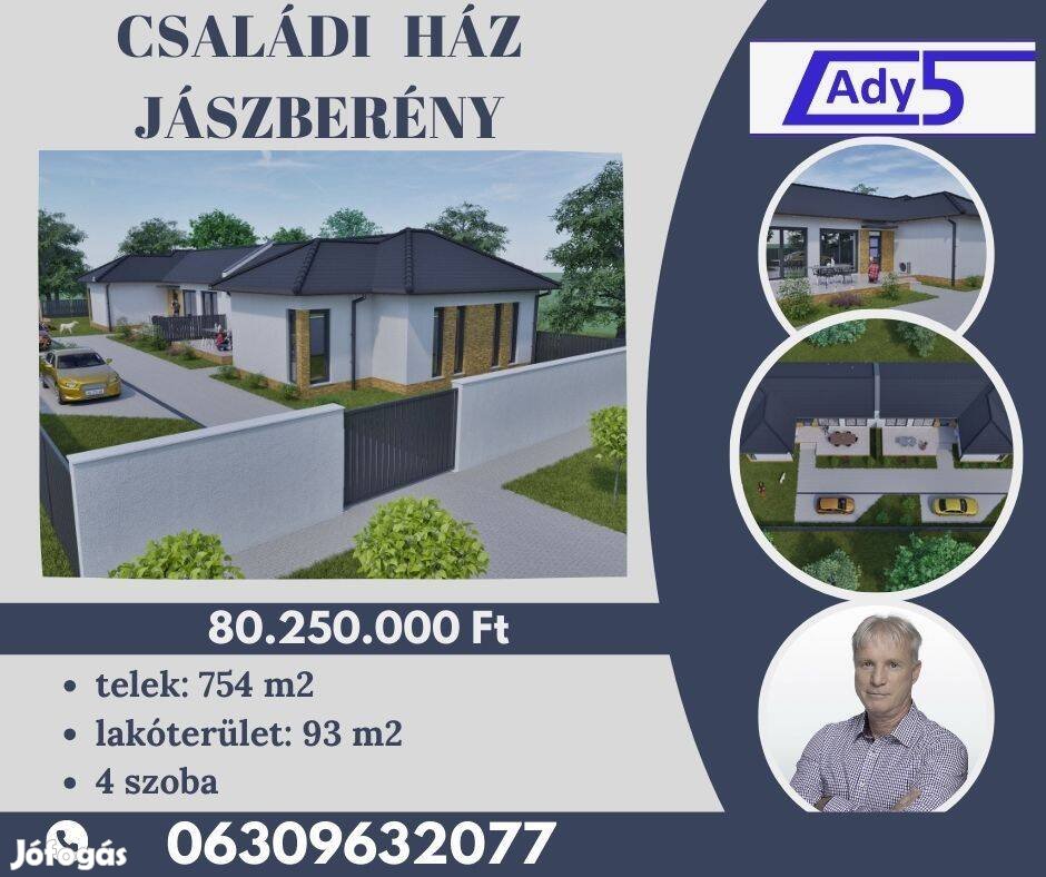 Jászberényben új építésű családi házak eladók