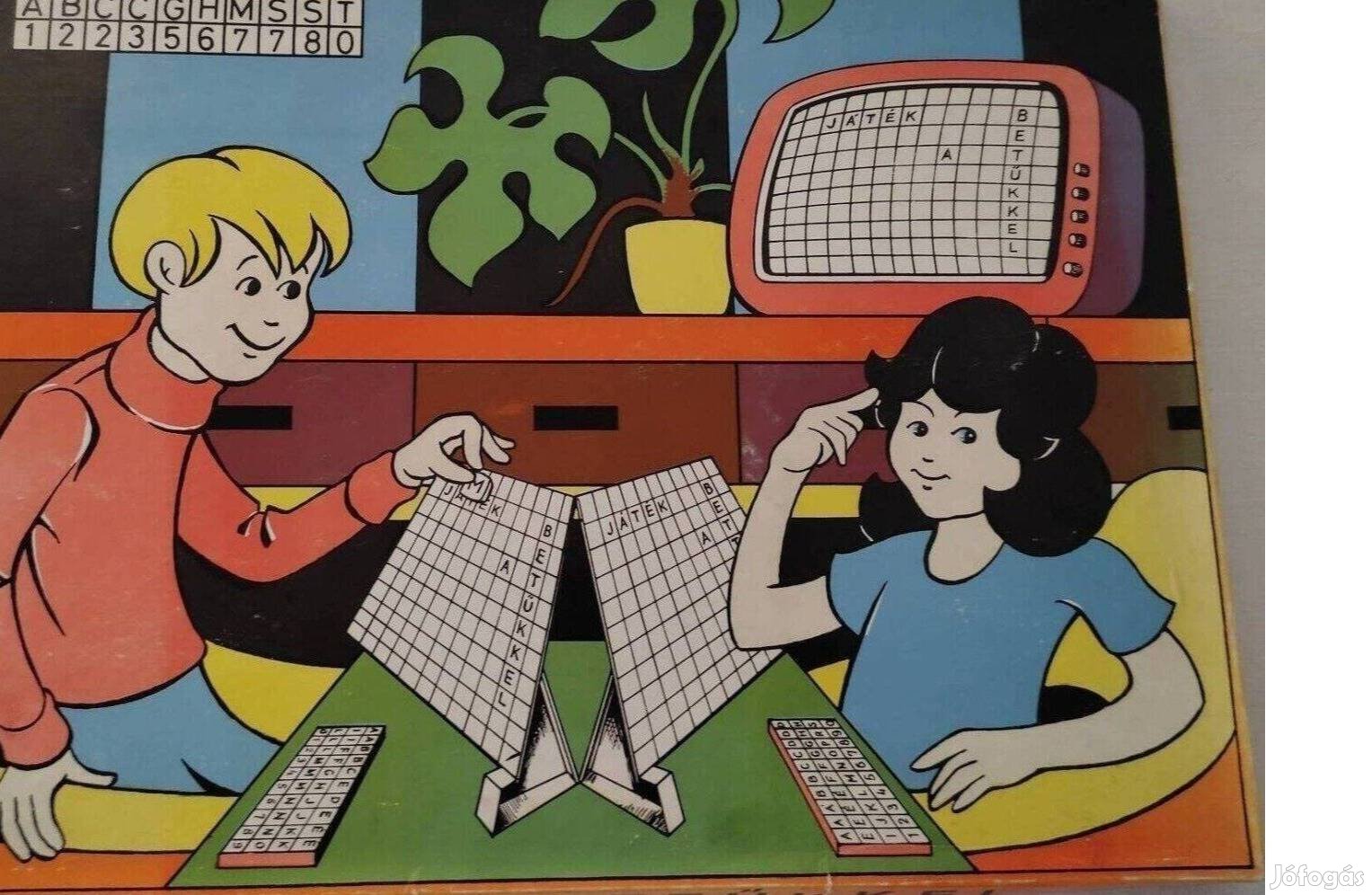 Játék a betűkkel - retró társasjáték