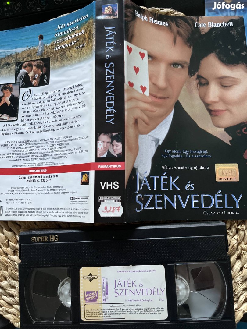 Játék és szenvedély vhs