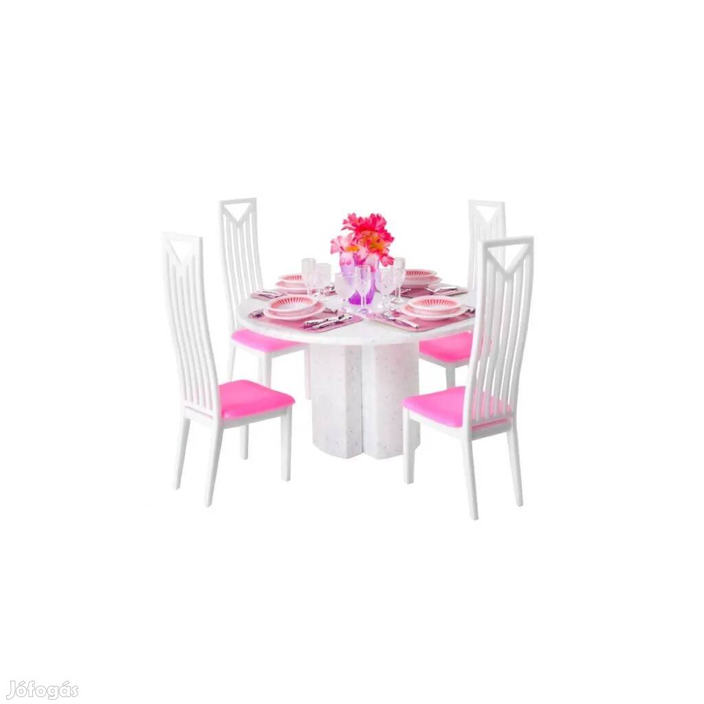 Játék étkezőasztal és szék szett- 29 cm-es babákhoz